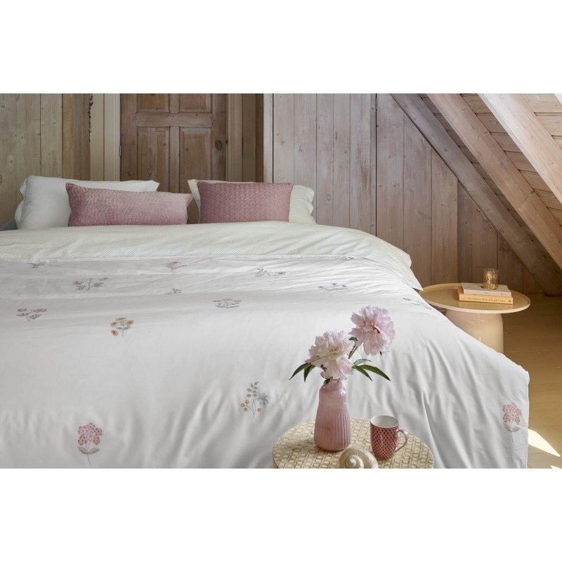 Perkali voodipesukomplekt Mughal Flower Off-white