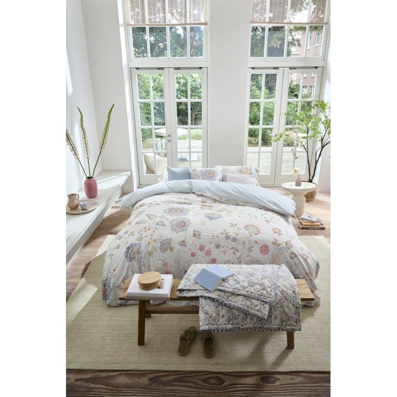 Perkali voodipesukomplekt Mumbai Morning Light Blue