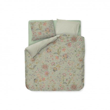 Perkali voodipesukomplekt Mumbai Morning Light Green