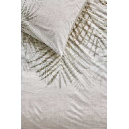 Puuvillane voodipesukomplekt Palm Shade Natural