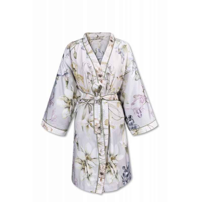 Kimono Branche Grey Green