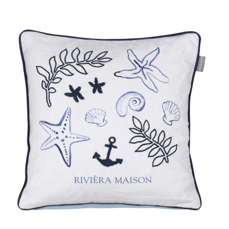 Dekoratiivne ruudukujuline padi Rivièra Maison Sail Away Blue