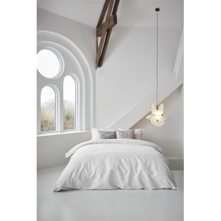 Satiinist voodipesukomplekt Moooi Techno Bee White