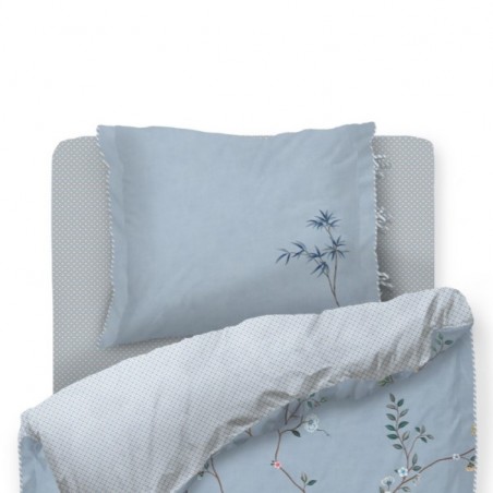 Perkali-padjapüür Bamboo Blossom Light Blue